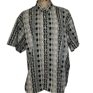 Natural Issue Button Front Mens Size XLARGE Casual Shirt Streetwear Pockets Dad